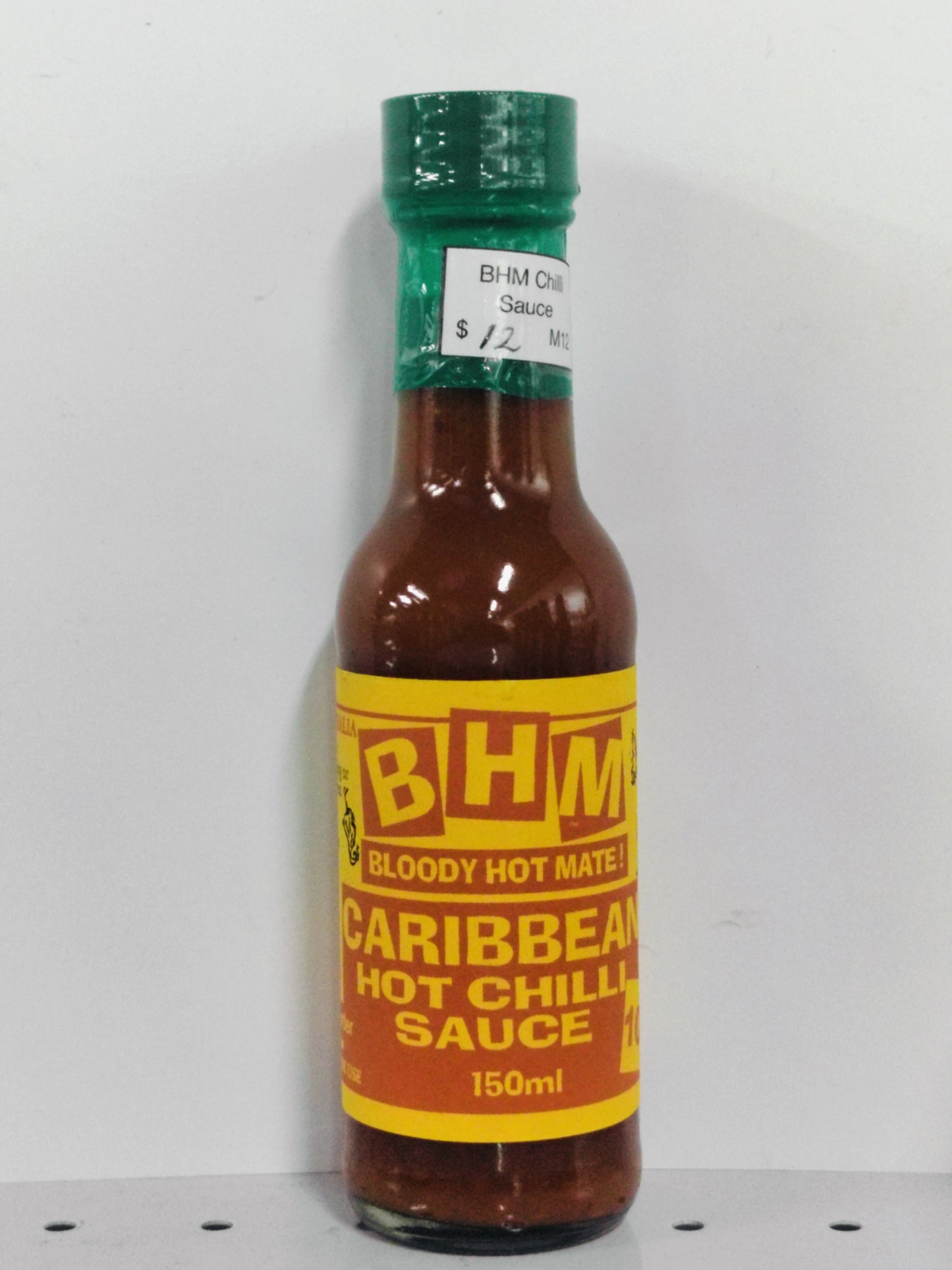 BHM Sauce, CARIBBEAN Hot Chilli Sauce, 150ml.