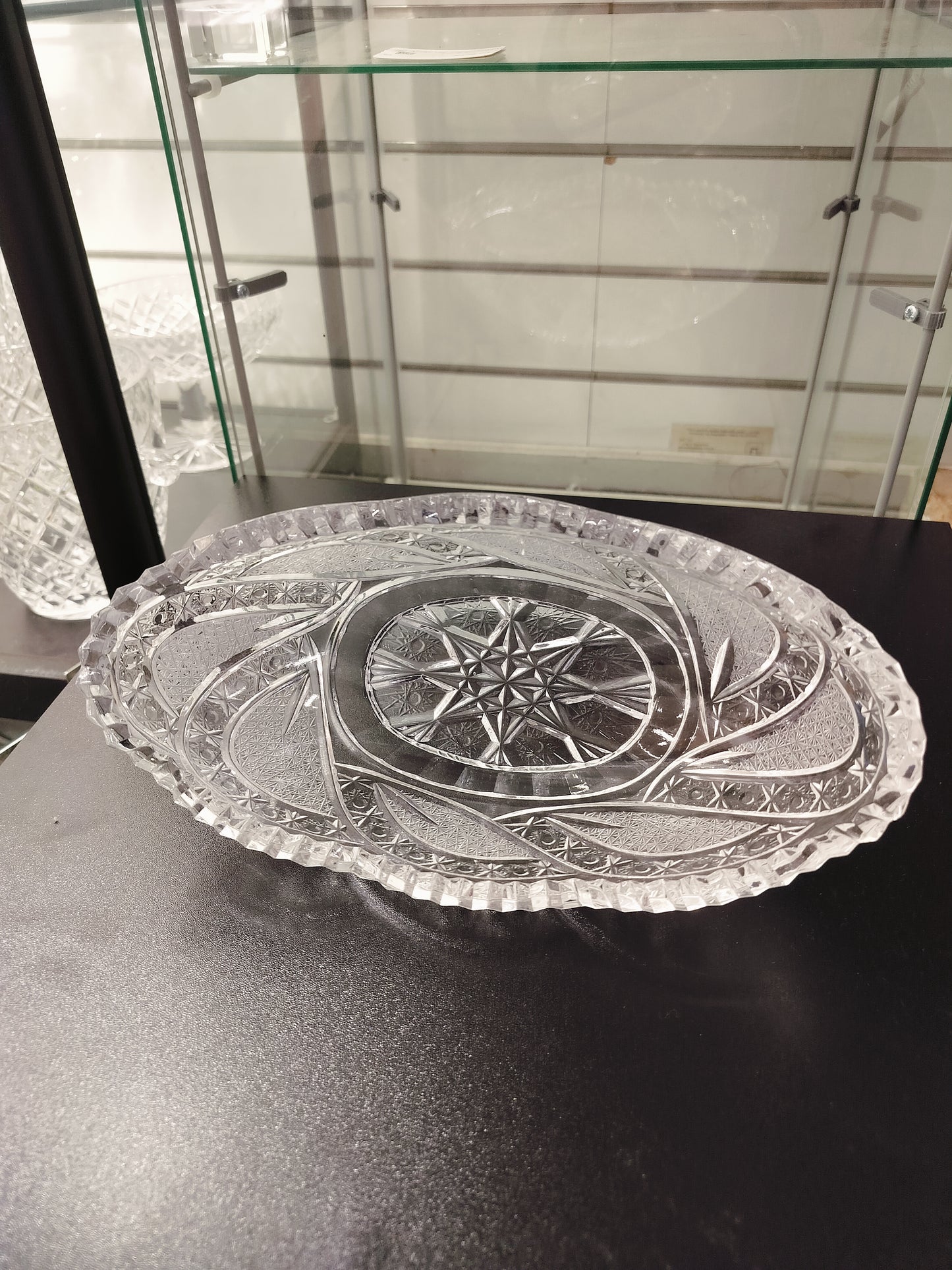 Handcut Crystal Bowl.
