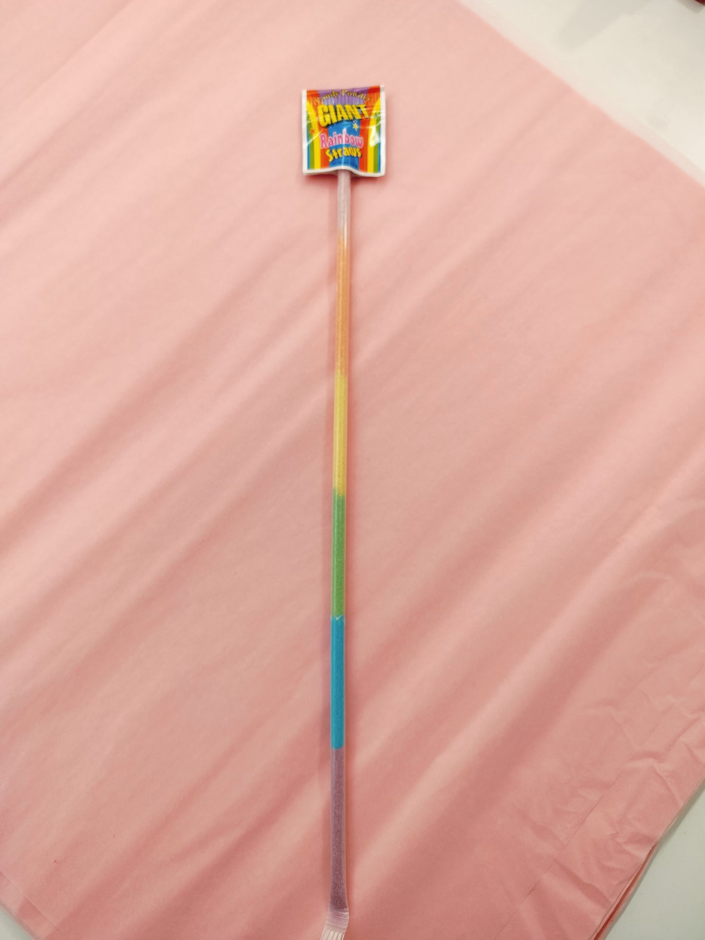 Giant Rainbow Straws