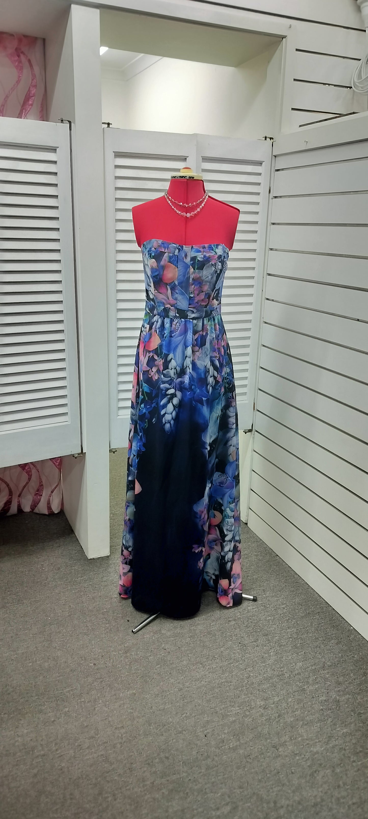 Wayne Cooper label , strapless maxi dress. Size-10.