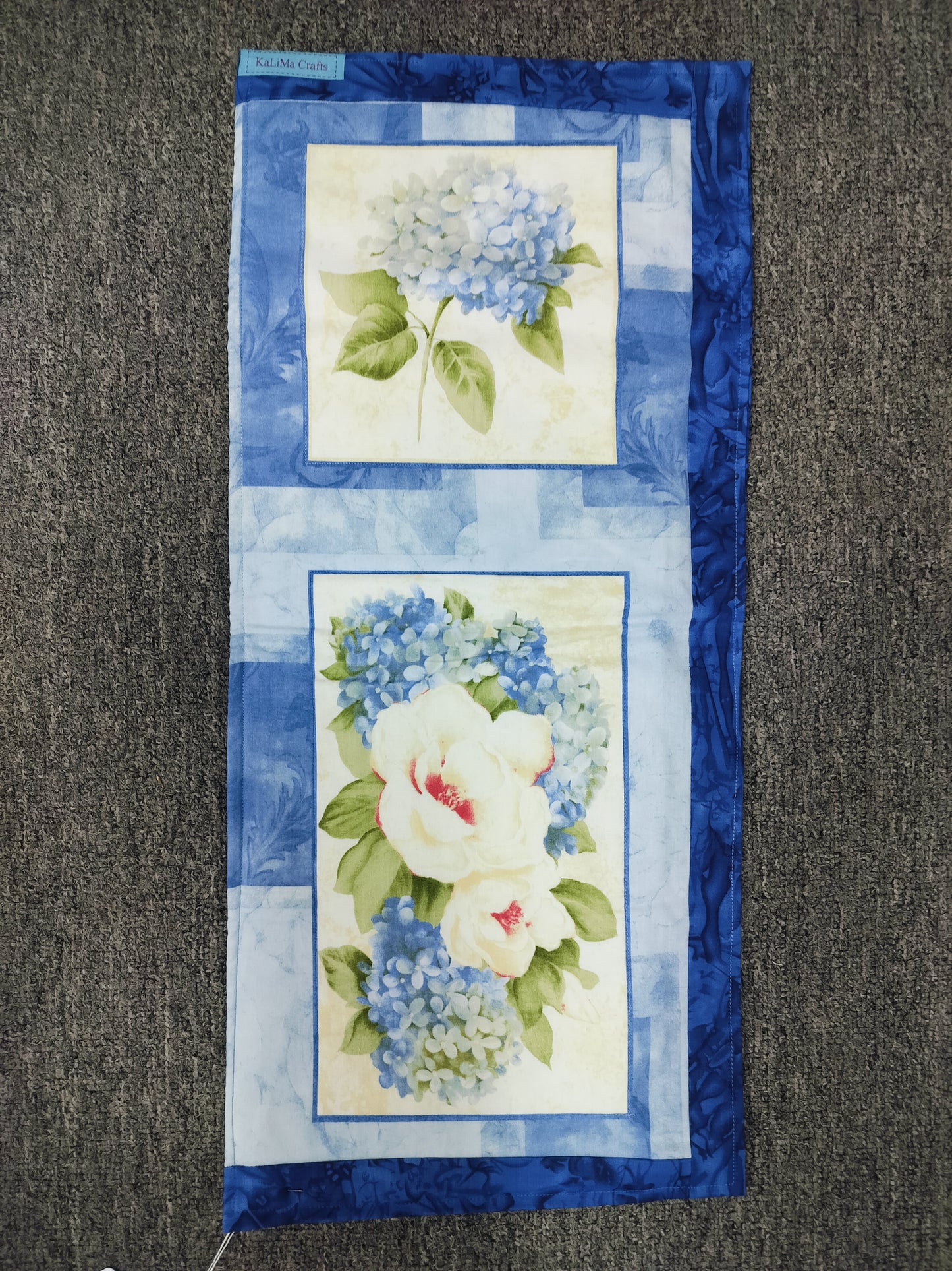 Table Runner Blu Flrl