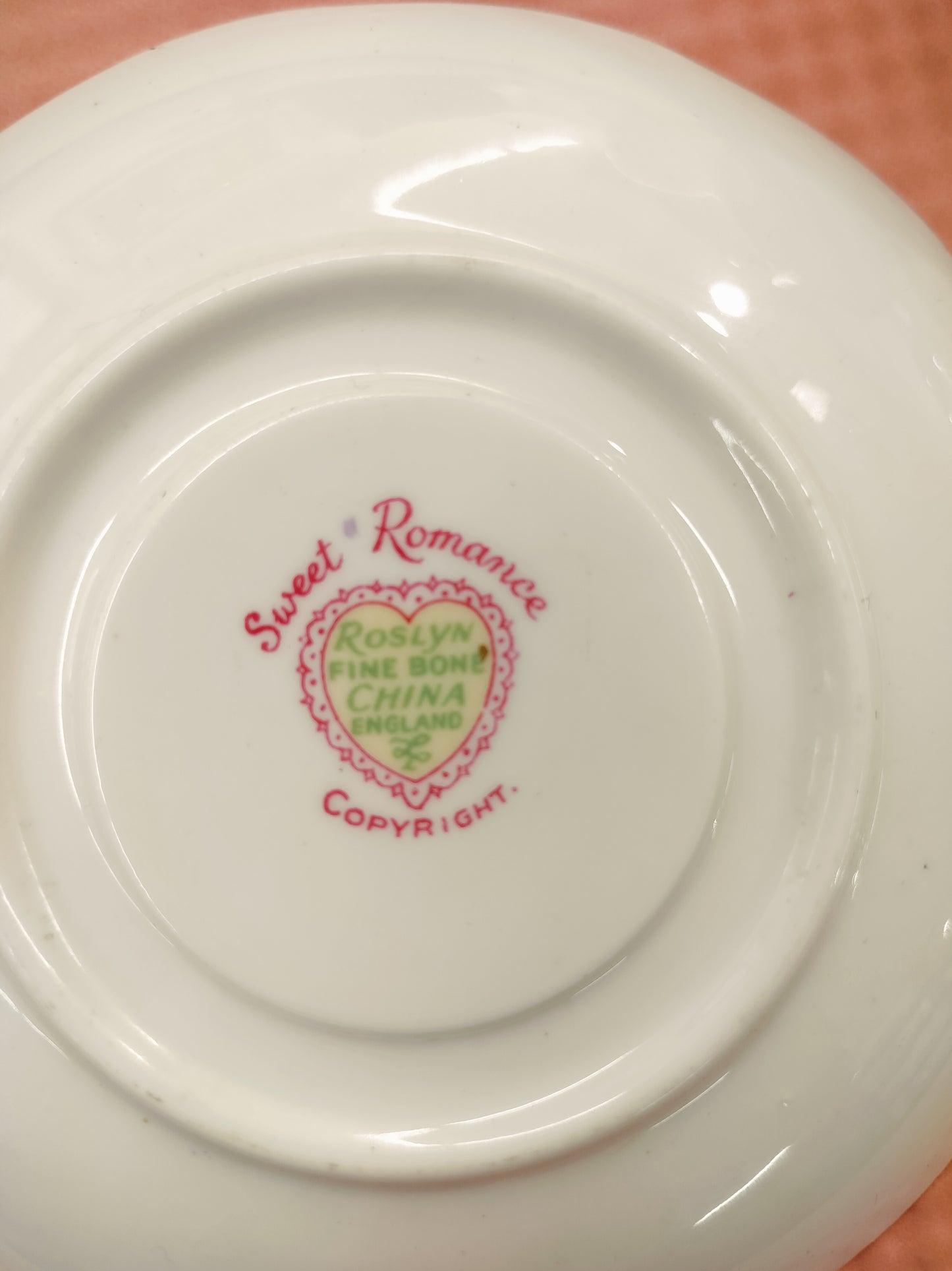 Tea Trio cup and saucer set.