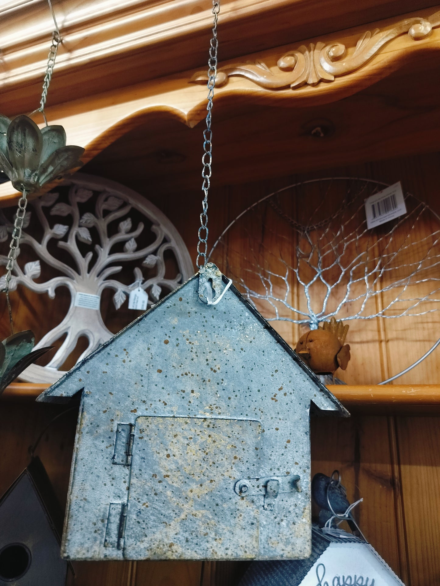 Aged Welcome Bird House