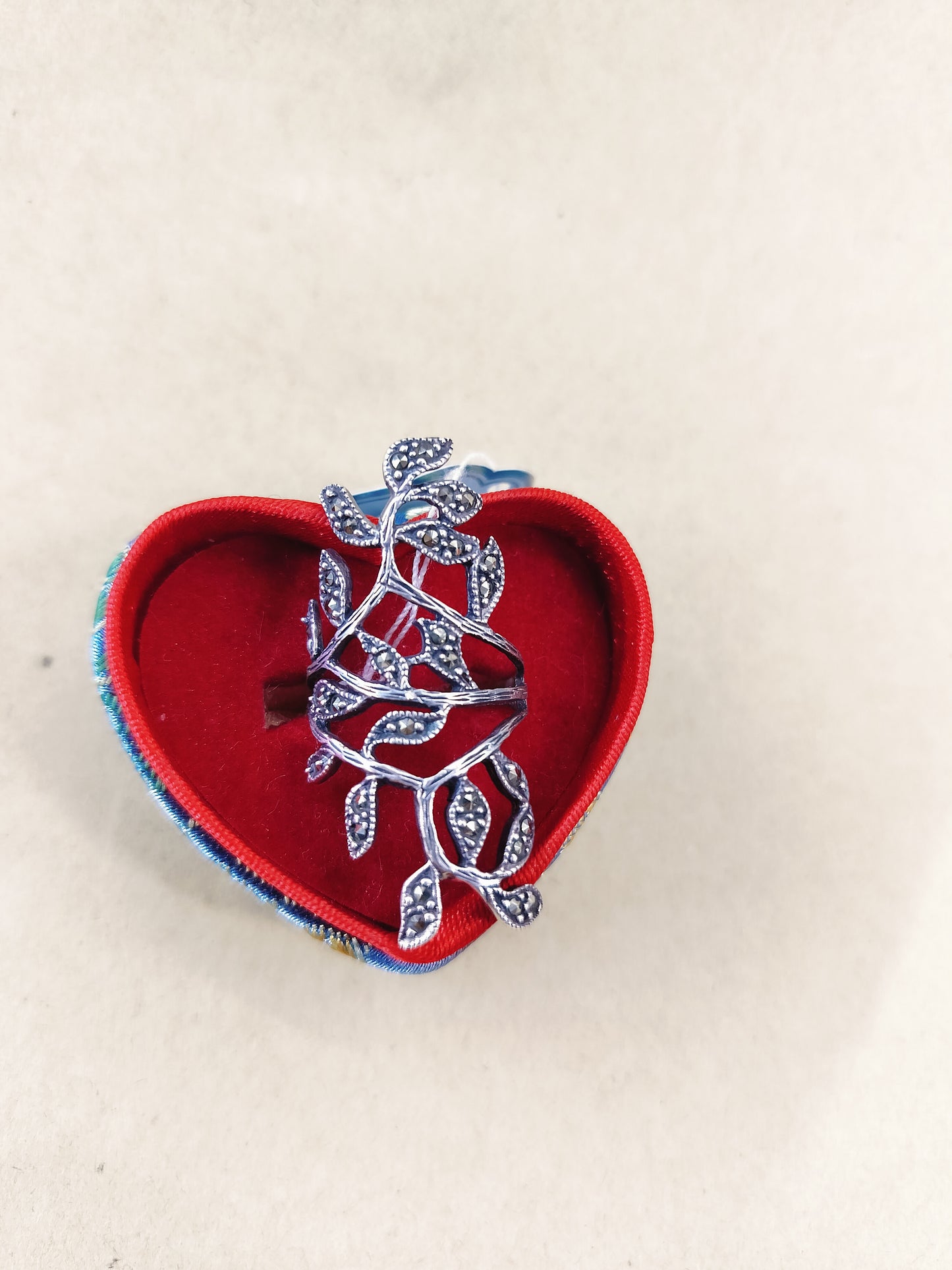 Sterling silver Mark SA. Size- 16