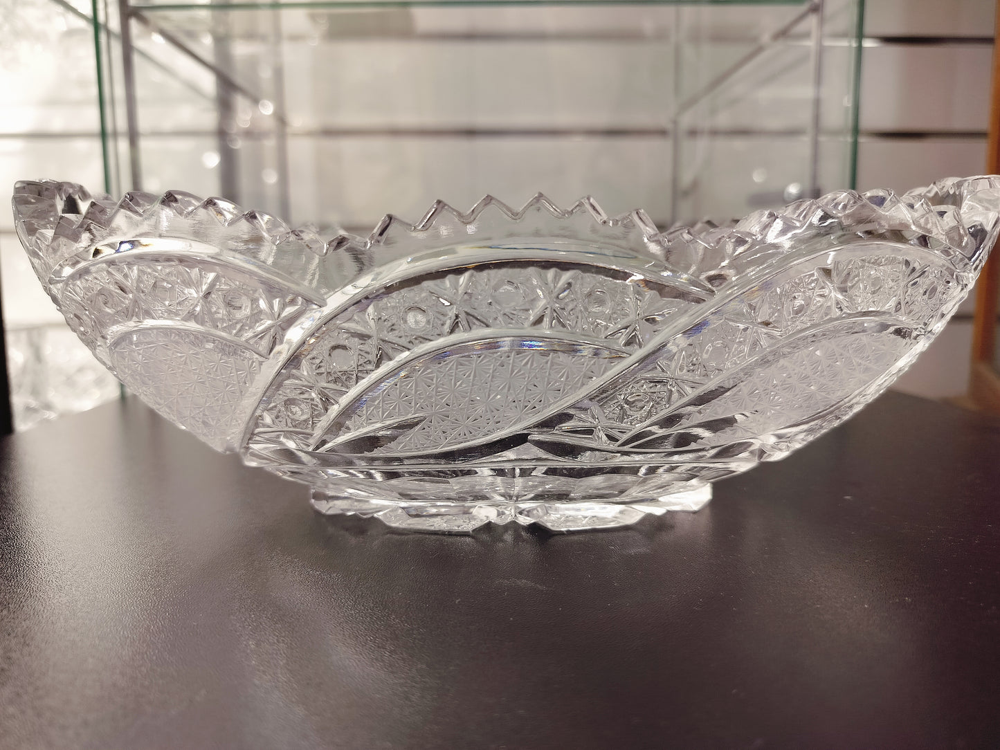 Handcut Crystal Bowl.