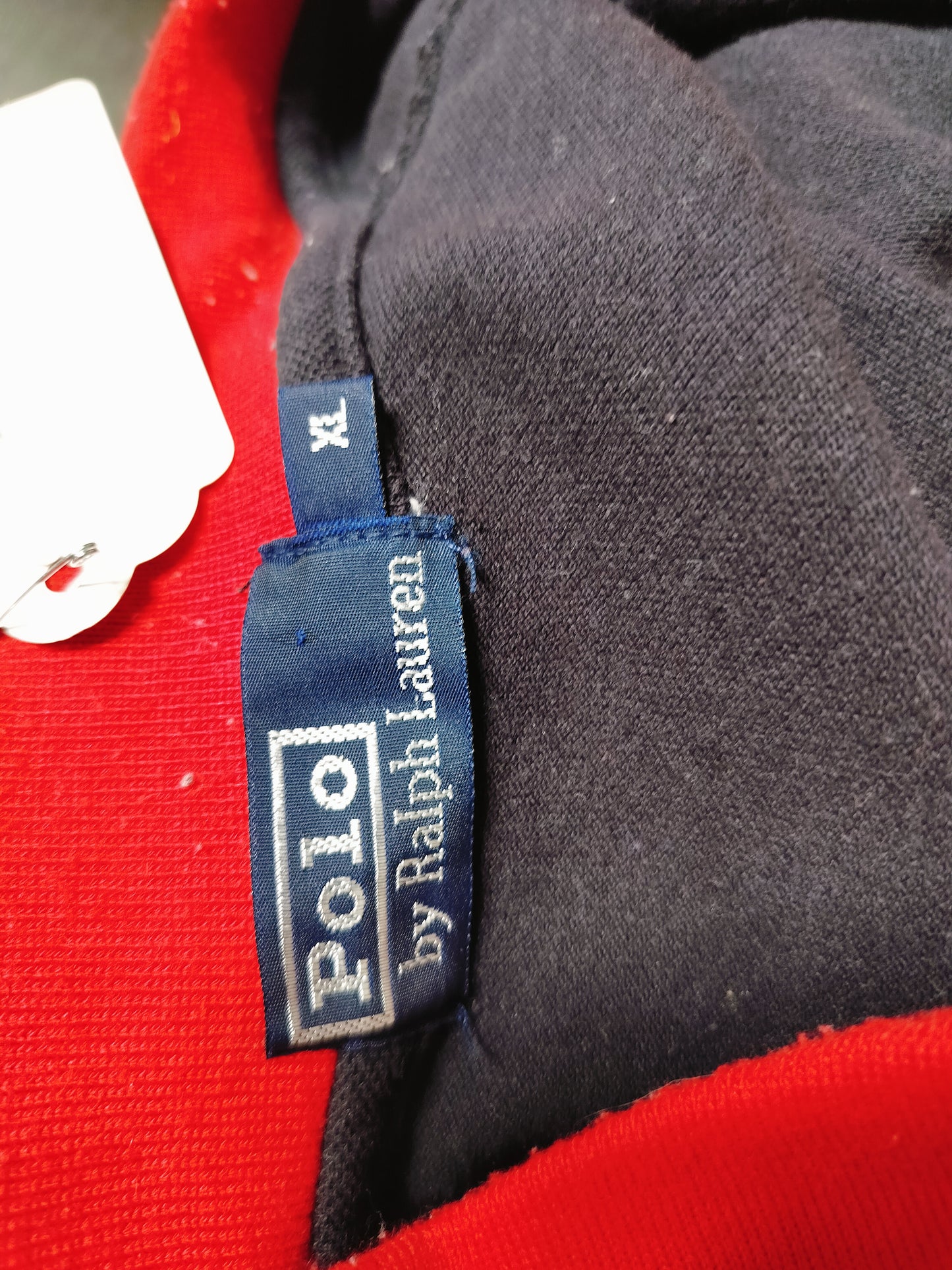 Polo Ralph Lauren Red and black polo shirt .Size- XL.