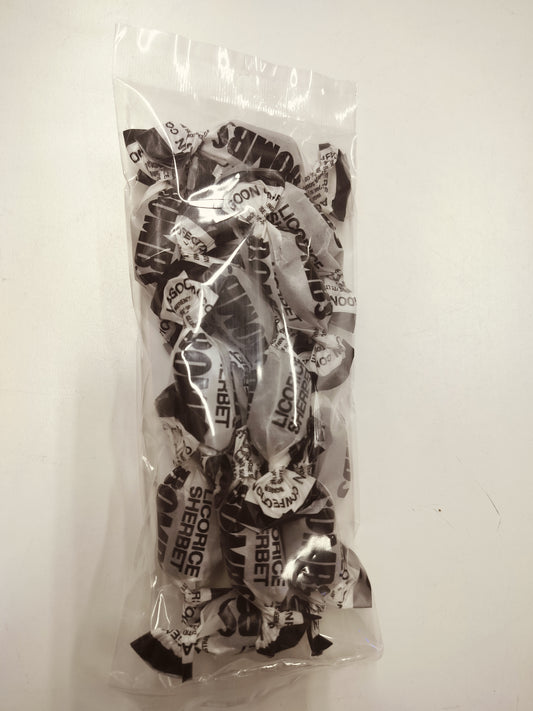 Lagoon Licorice Sherbet bombs, 160g.