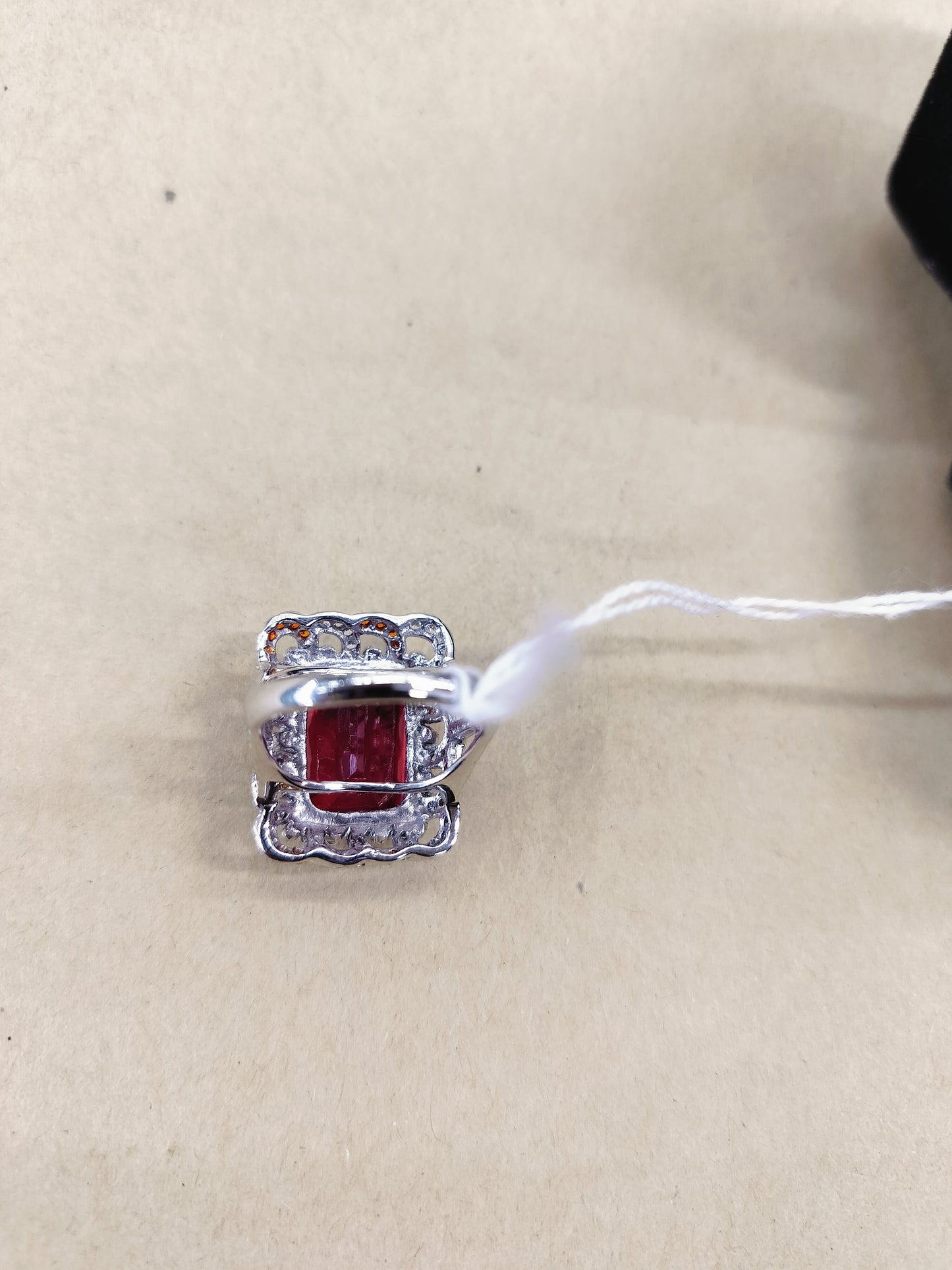 925 Silver, Pink Spinel and pink Tourmaline