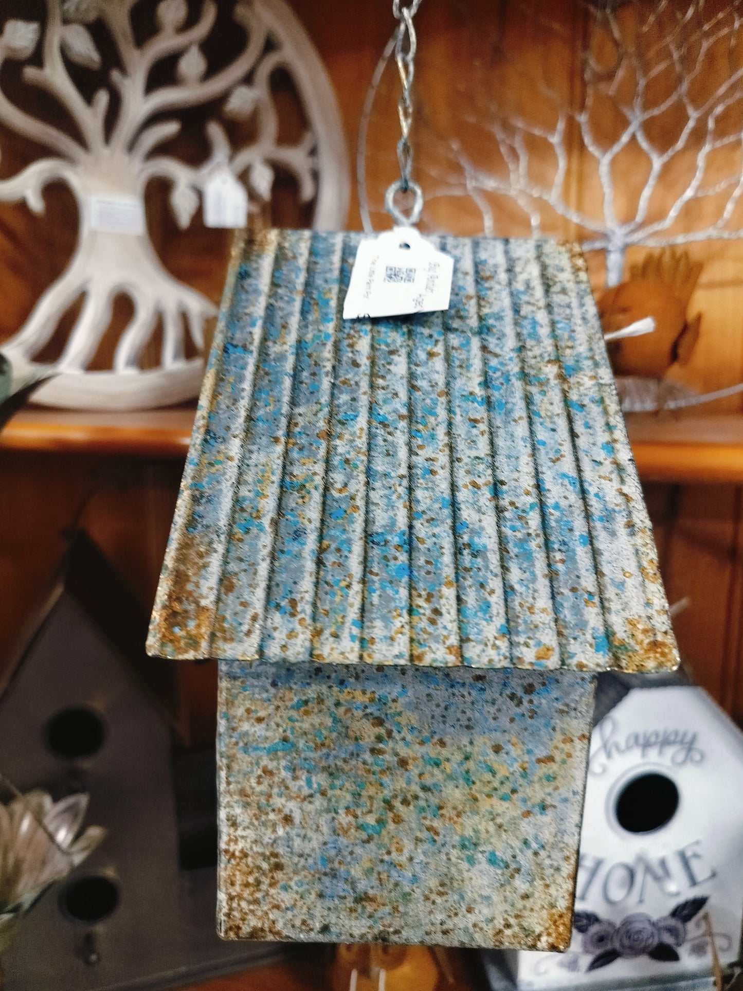 Aged Welcome Bird House
