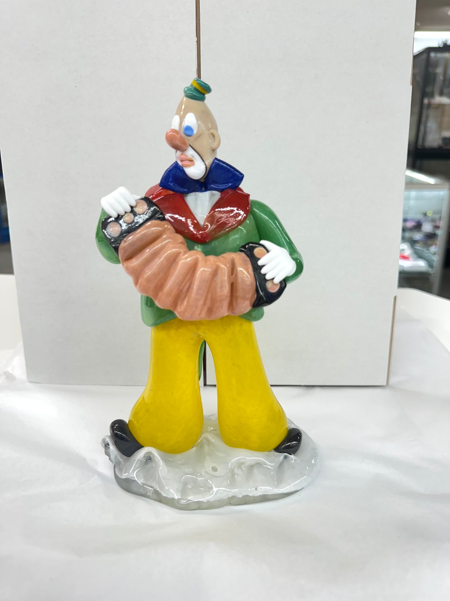 Czech Accordion Playing Clown