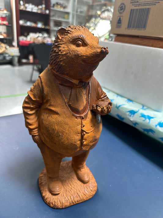 Willow Cast Iron Hedgehog  Statue