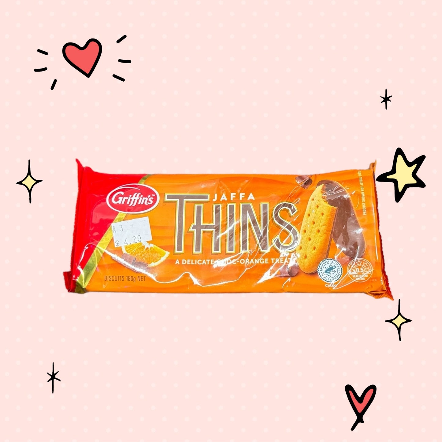 Griffins Jaffa Thins 180g