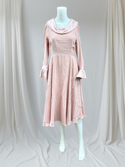 Musky pink Satin dress