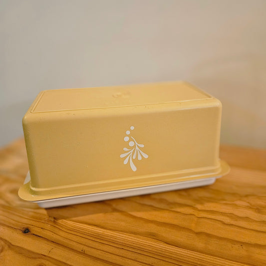 Yellow Motif Tupperware Rectangle