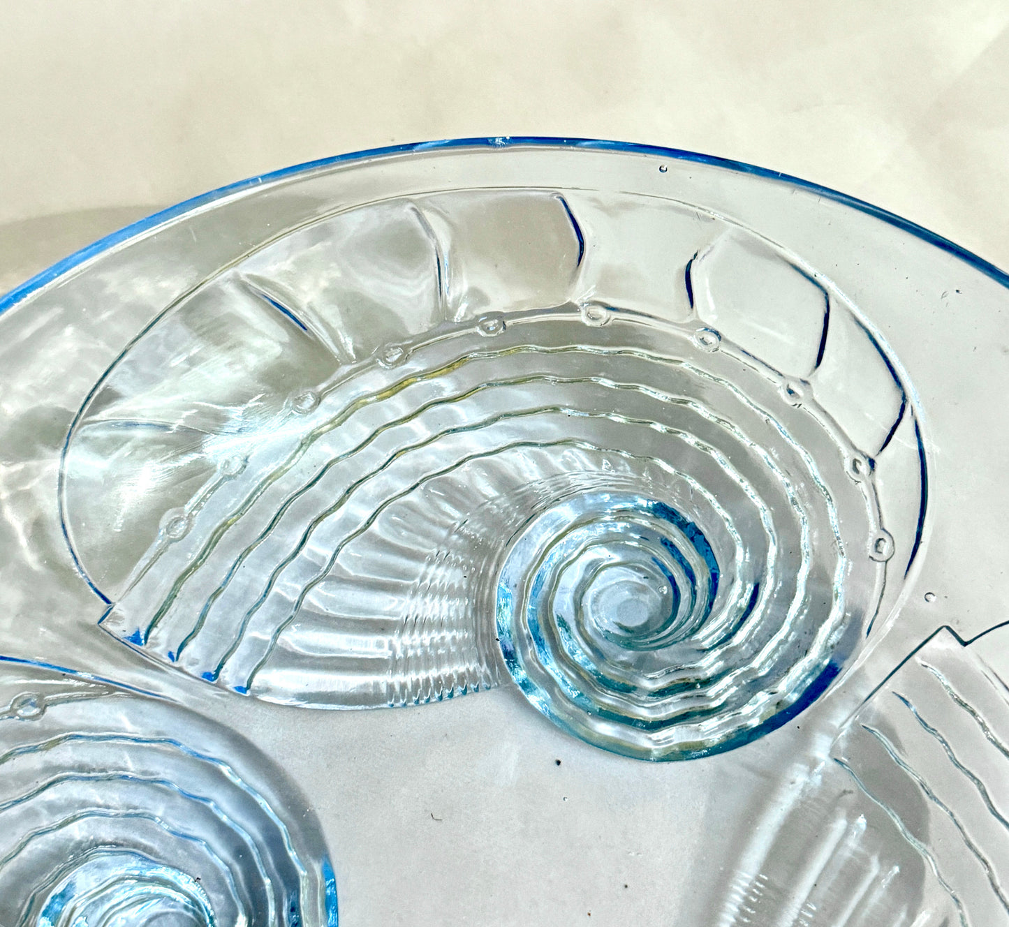 Blue Glass Dish, Bowl