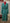 Green Polyester day dress,42 bust size.