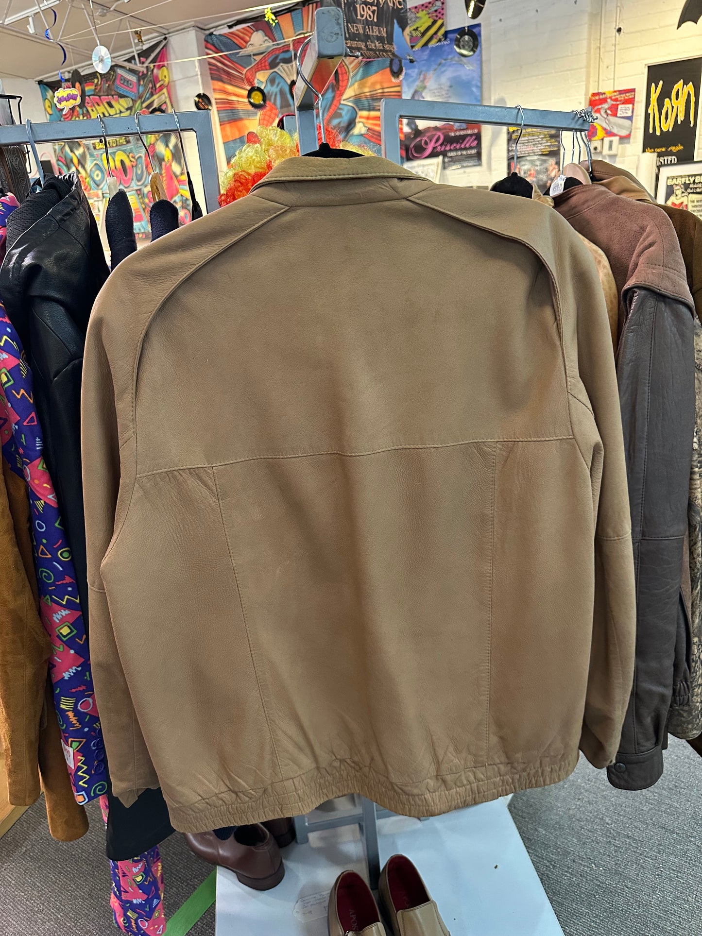 Vintage Outback New Zealand Leather Jacket – Zip Front –