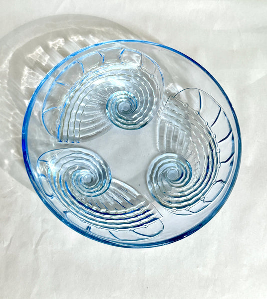 Blue Glass Dish, Bowl