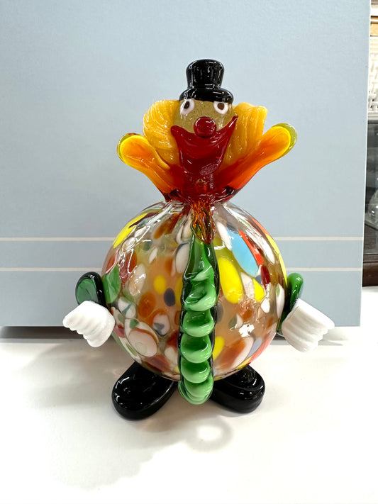 Murano Fat Multicoloured Clown