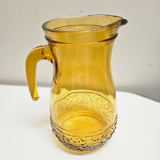 Italian Made Amber Pitcher