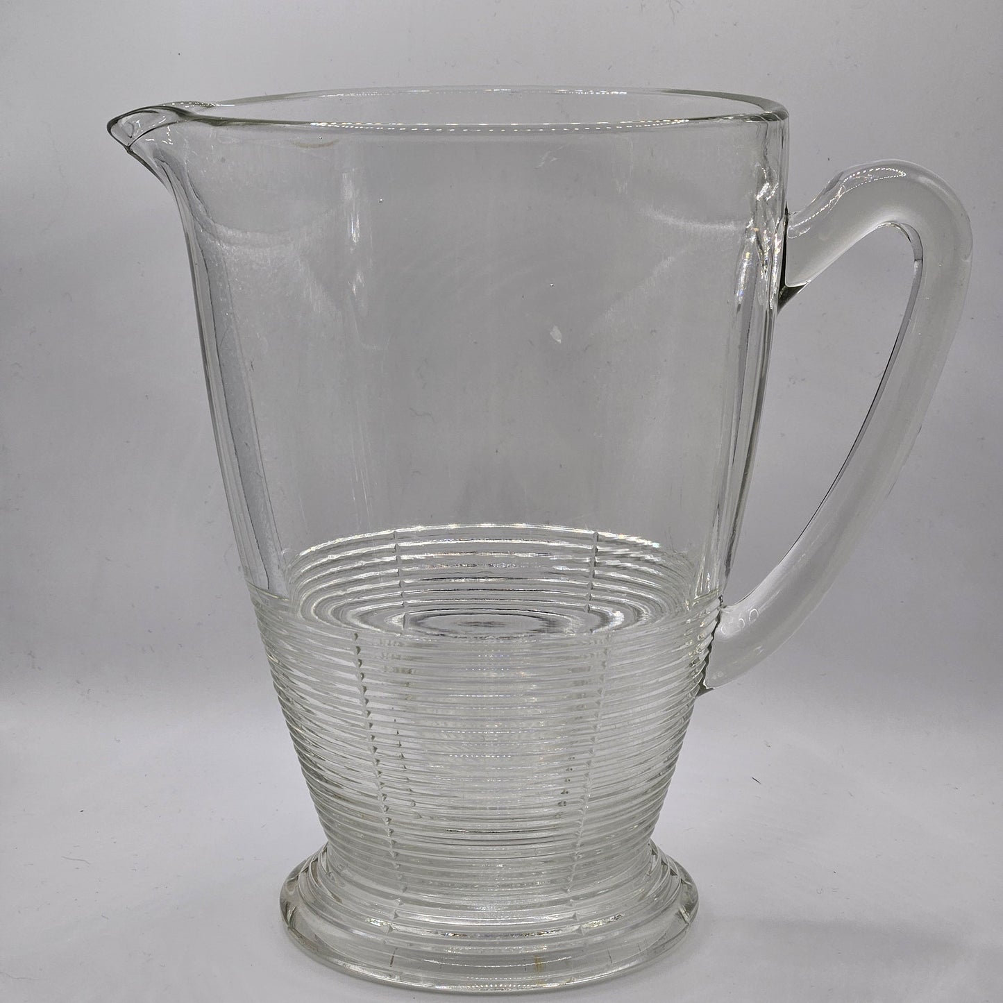 Retro Glass Beer Jug