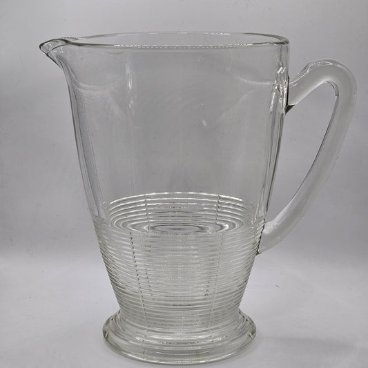 Retro Glass Beer Jug