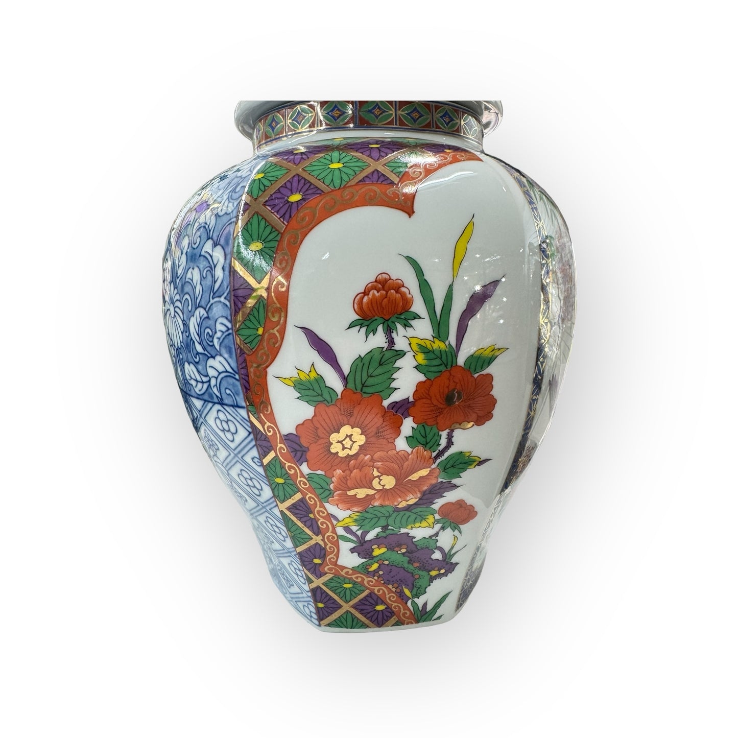 Japanese Imari Lidded Vase