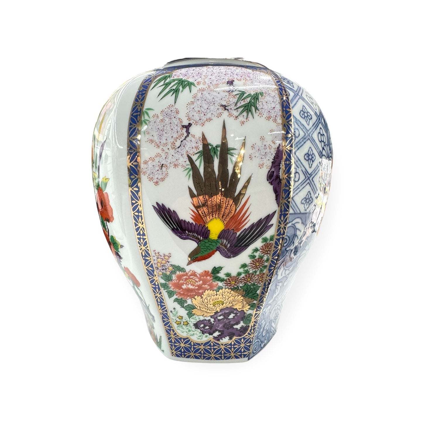 Japanese Imari Lidded Vase