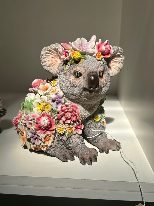 Koala Floral Statue