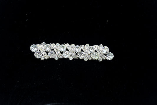 1970s USA Rhinestone Brooch/ Pin