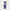 Hand Blown Venetian Cobalt Blue Glass Pitcher with Hand Painted Floral Motif