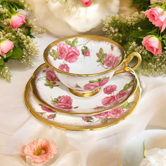 Foley Century Rose Pattern Trio