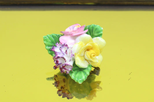 Porcelain Floral Brooch