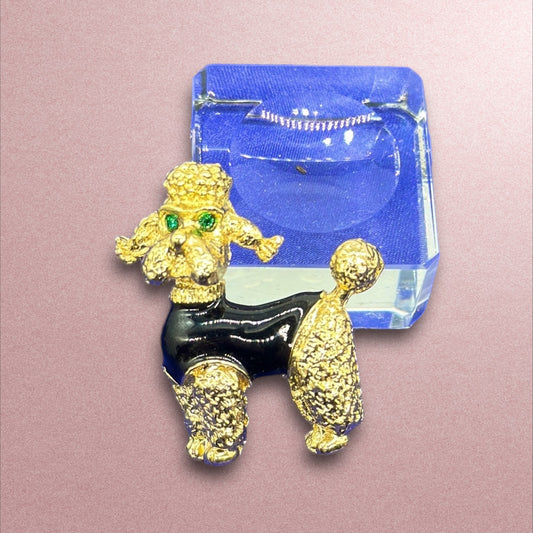 Vintage Poodle Brooch