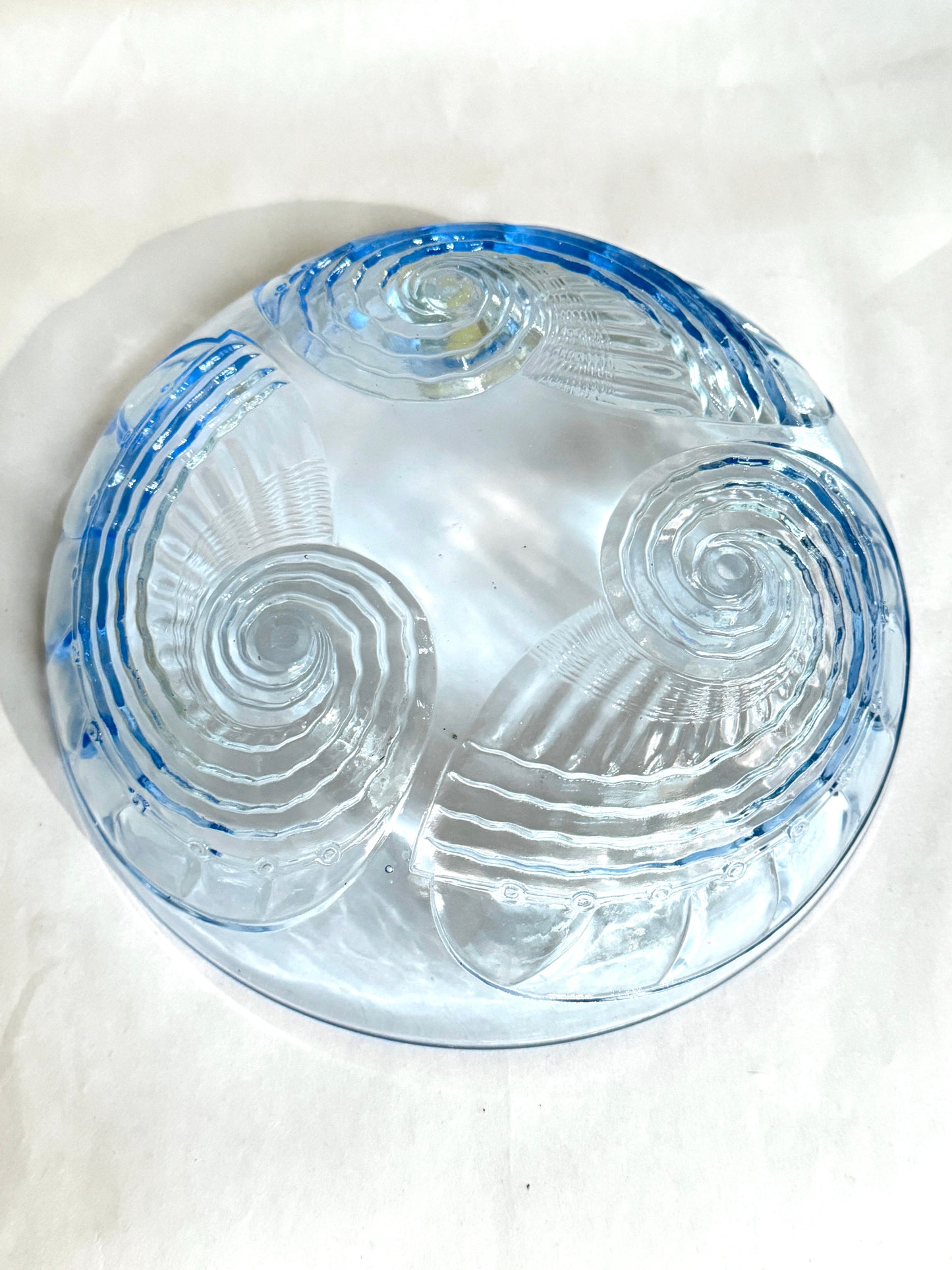 Blue Glass Dish, Bowl