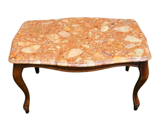 French Style Marble Onyx Coffee Table