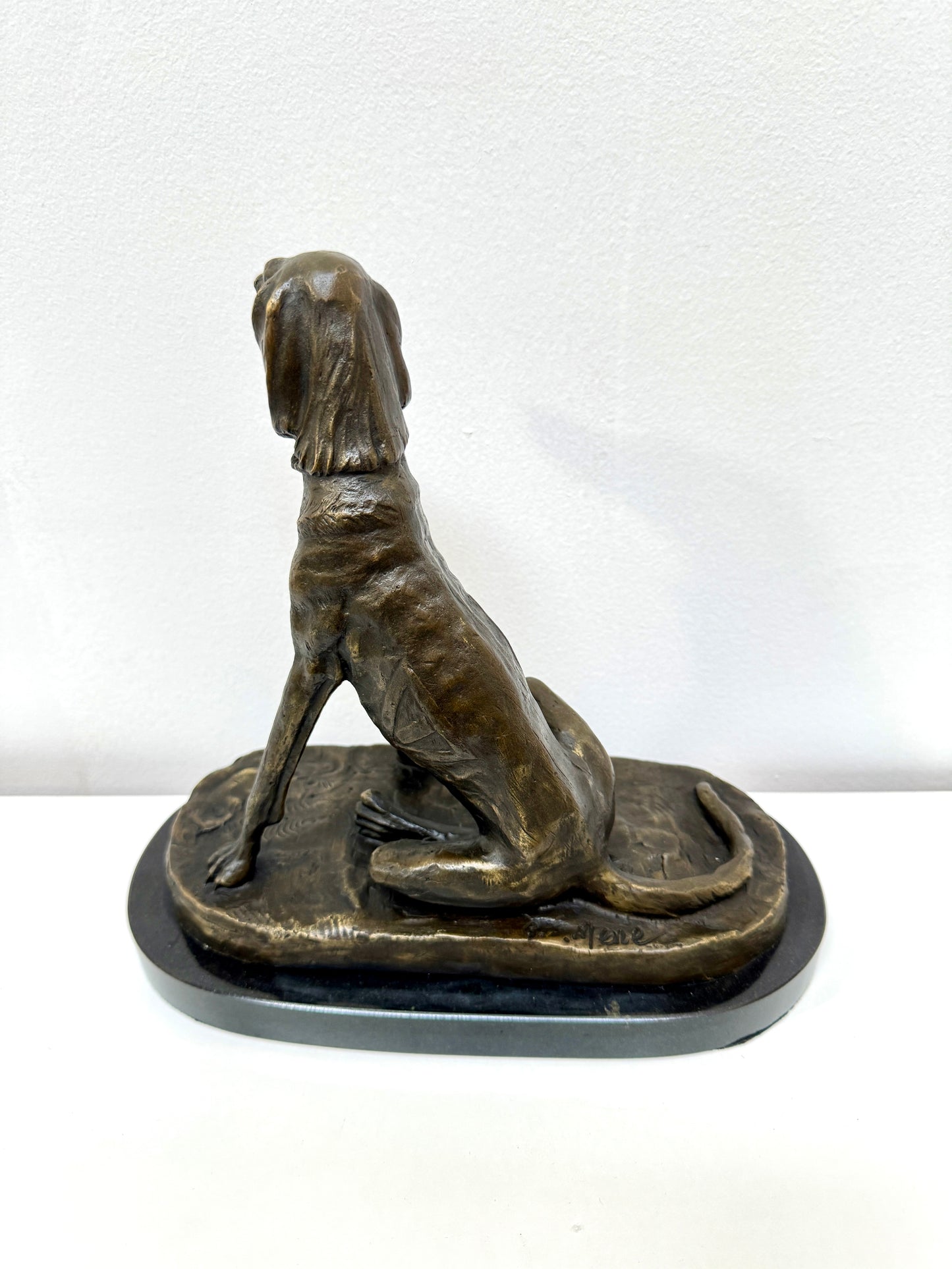 The Setter, Bronze Sculpture
