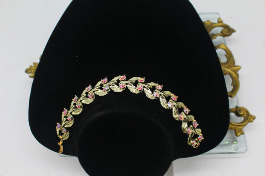 Aurora Bodealis Rhinestone Bracelet