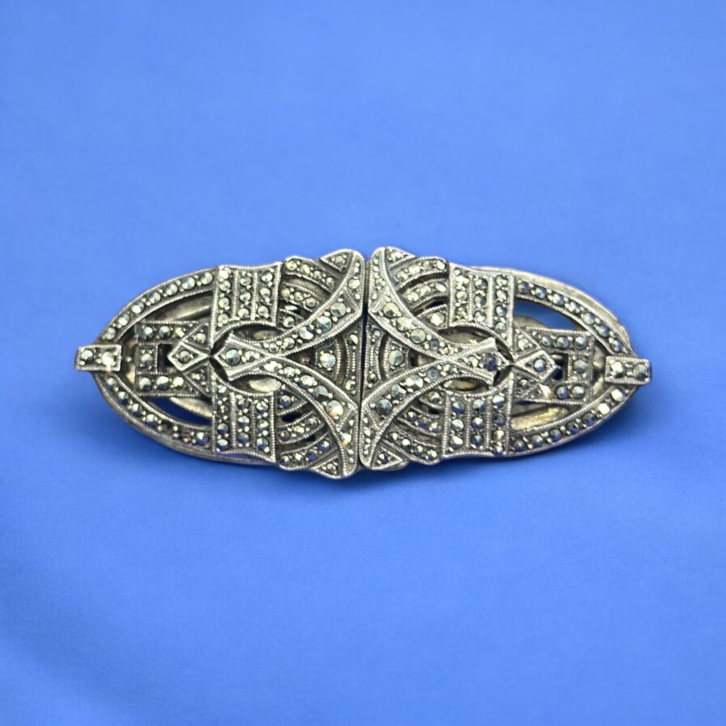 1930s Sterling Silver Lega Australia Dress Clip