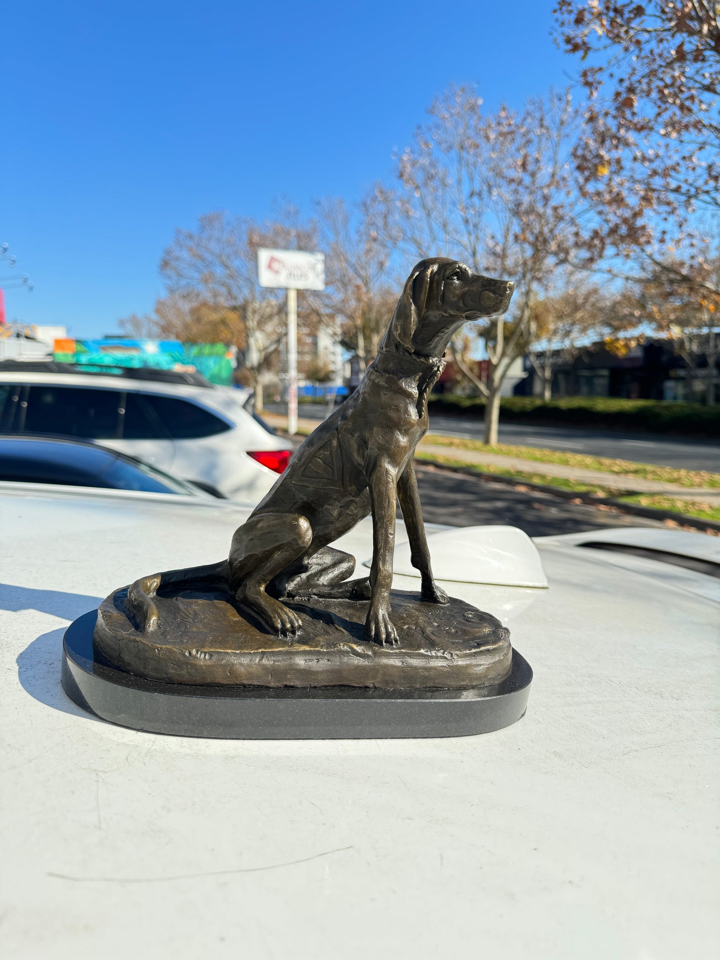 The Setter, Bronze Sculpture