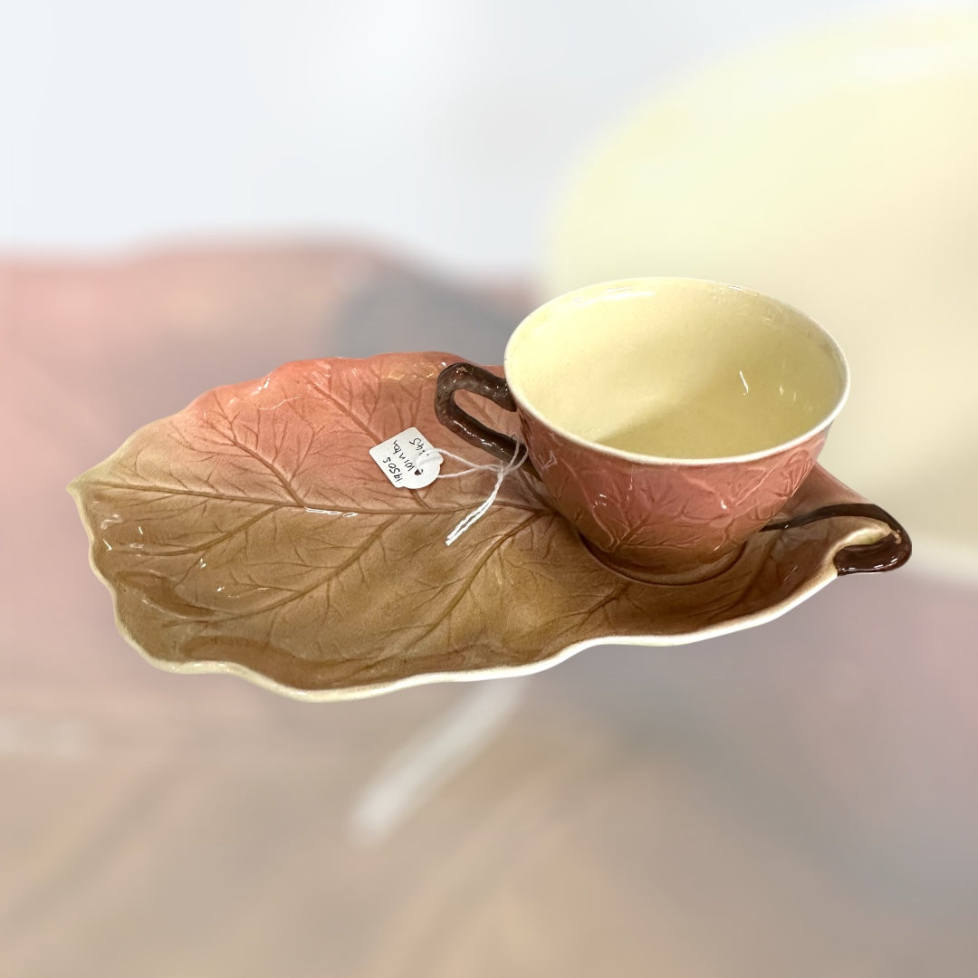 Royal Winton Leaf Pattern Cup and Saucer