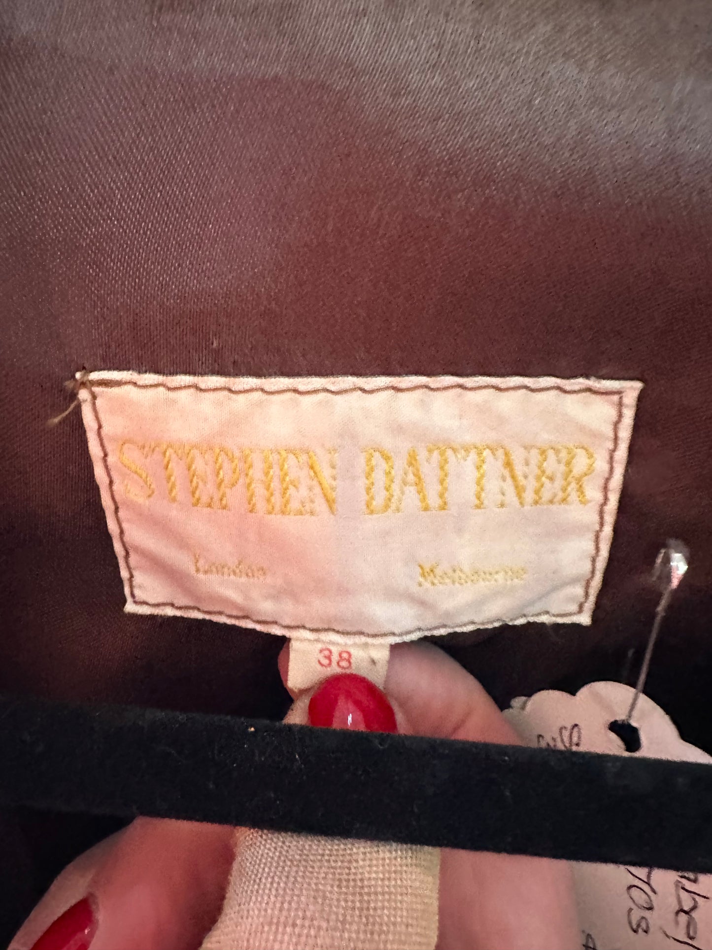 Vintage 1970s Stephen Dattner Tan Suede Jacket