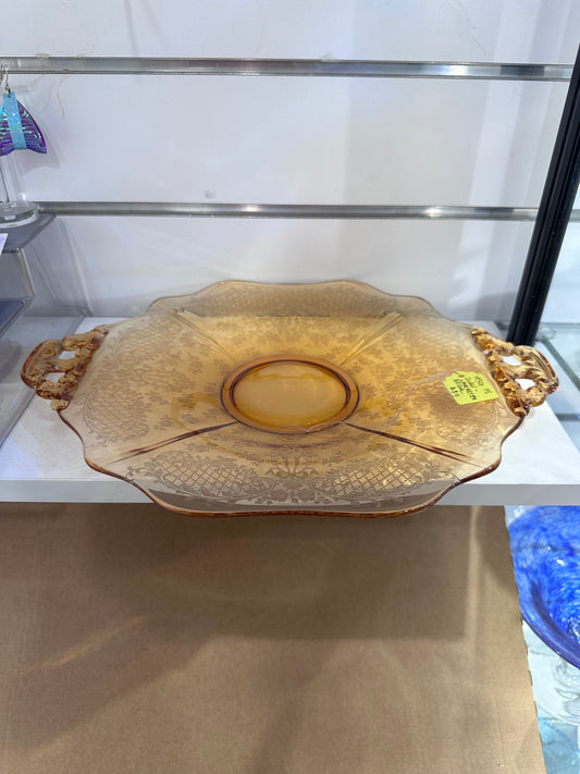 1930s USA Lancaster Twin handle Bridal Plate