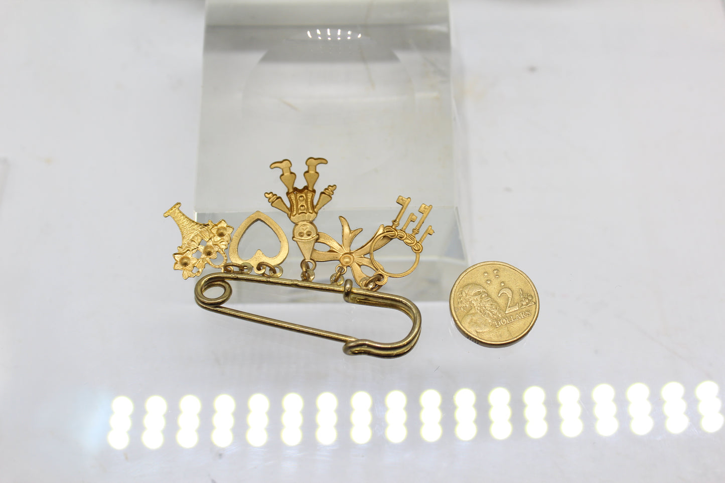 Brass Brooch