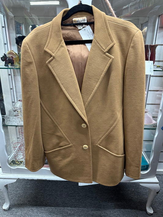Spinelli Camel 1970s Pure Cool Coat , Lady’s Coat, Size 12