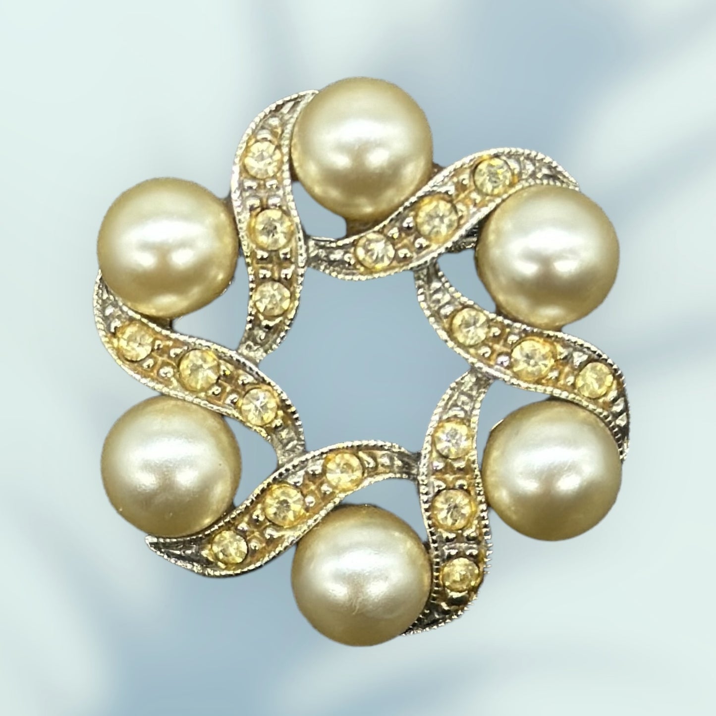 1950s Handmade Costume Brooch