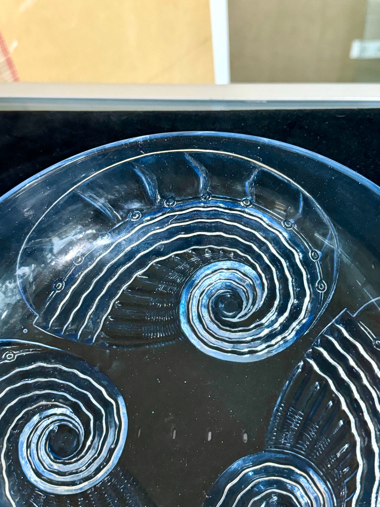 Blue Glass Dish, Bowl