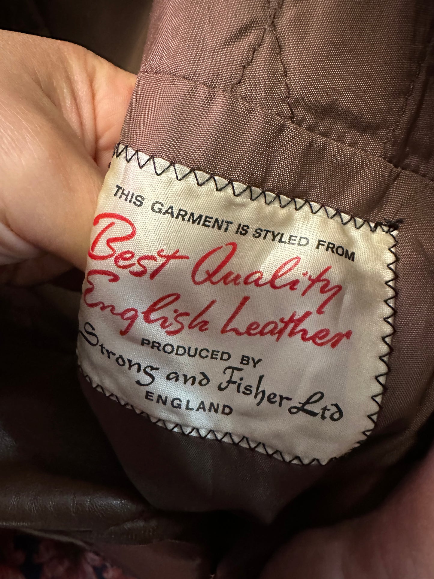 Vintage Fletcher Jones Leather Jacket – 1970s – Size 39 REG