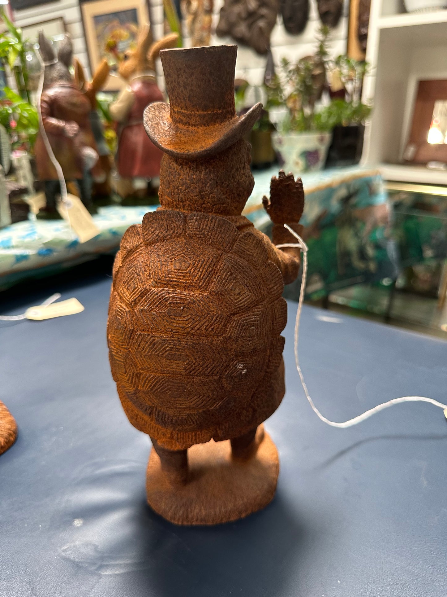 Willow Cast iron Turtle Statue