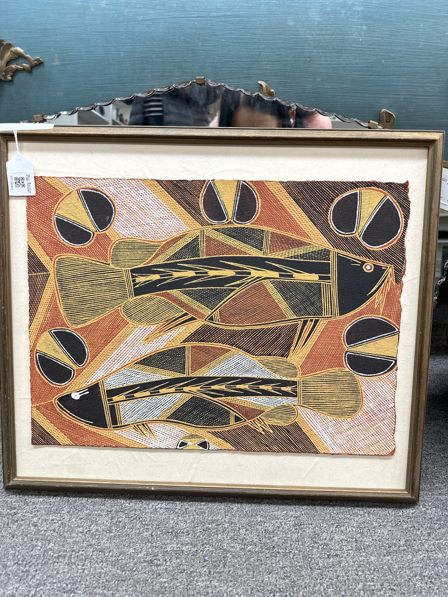 Brendon Dirdi (1984- )Aboriginal Painitng, 50cm*43cm